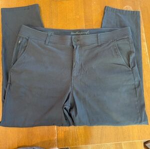 Weatherproof Vintage Men's Gray Utility Pants 40x30 Stretch Regular Taper